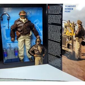 WW2 Forces Collections Tuskegee Airmen GI Joe Bomber Pilot Limited Edition